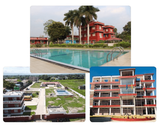 Students learning together at Gurukul Academy